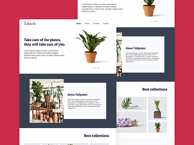 Tuliptales plants web web design