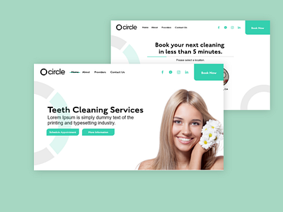 Dental Website Design branding dental website dental website design design illustration typography ui ux vector web website website design