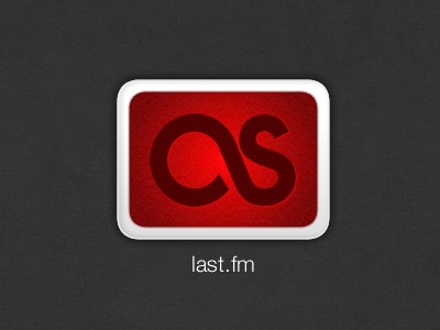last.fm adobe fireworks icon red vector