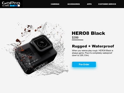 e-commerce - 012 adobephotoshop adobexd adventure daily 100 challenge dailyui dailyui012 gopro