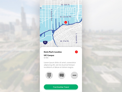 location tracker - 020 chicago daily 100 challenge dailyui dailyui020 uic