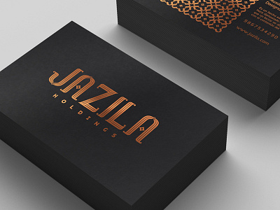 Jazila arabic branding business card custom typography dubai identity lettering logo logo design stationery typography