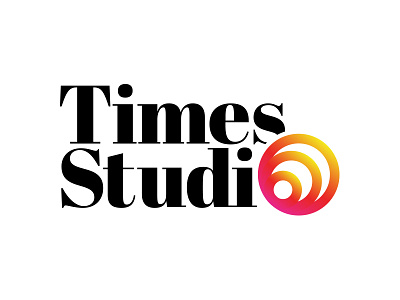 Times Studio branding circles corporate identity icon identity logo logo design serif typography wordmark