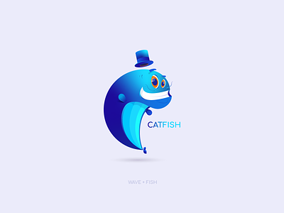 Catfish adobeillustration art borabula character design illustration logo logotype vector vectorart