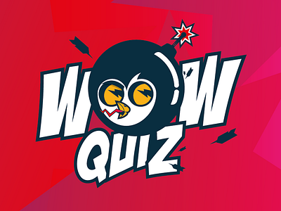 Wow Quiz borabula logo logotype vector vectorart