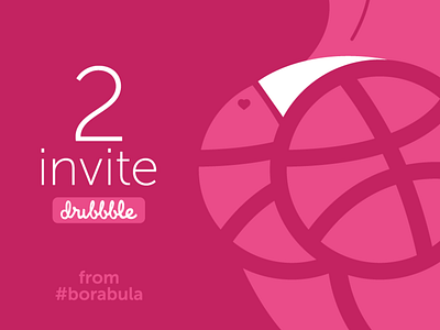 2 Invite borabula dribbble dribbbleinvite giveway invitaion invite invite2 invited