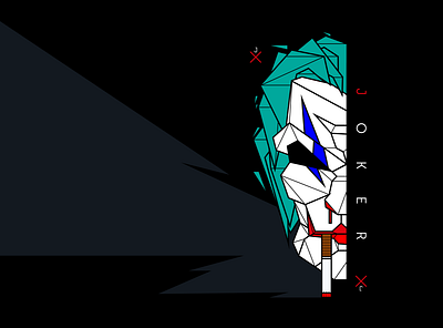 Joker art borabula character funart illustraion illustration joker jokerdesign jokervector logo logotype vector vectorart