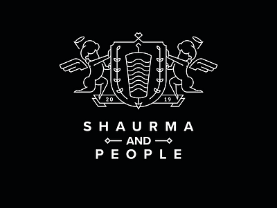 Shaurma and People adobe adobeillustration art borabula design illustration logo logotype vector vectorart