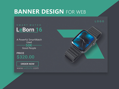 Web banner design. header