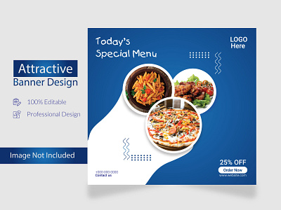 Food social media post template banner banner design brochure design design designer flyer design flyers illustration logo ui