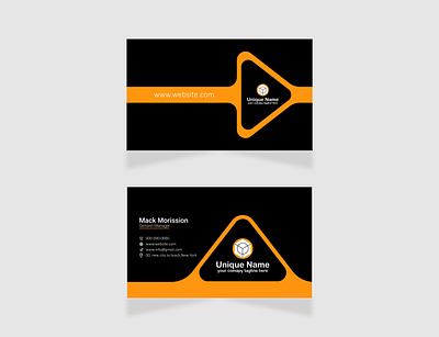 Modern Business Card Template branding business card business card template card design creative business card identity template design visiting card