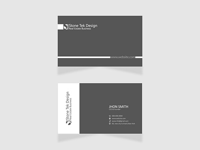 Minimalist business card template