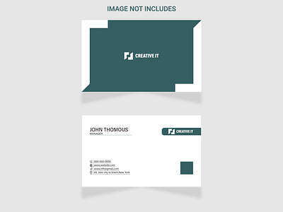 Minimalist business card template