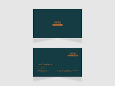 Minimalist Business card Template