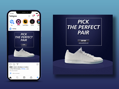 Shoes social media post design branding facebook post graphic design instagram post motion graphics post design social media post template design