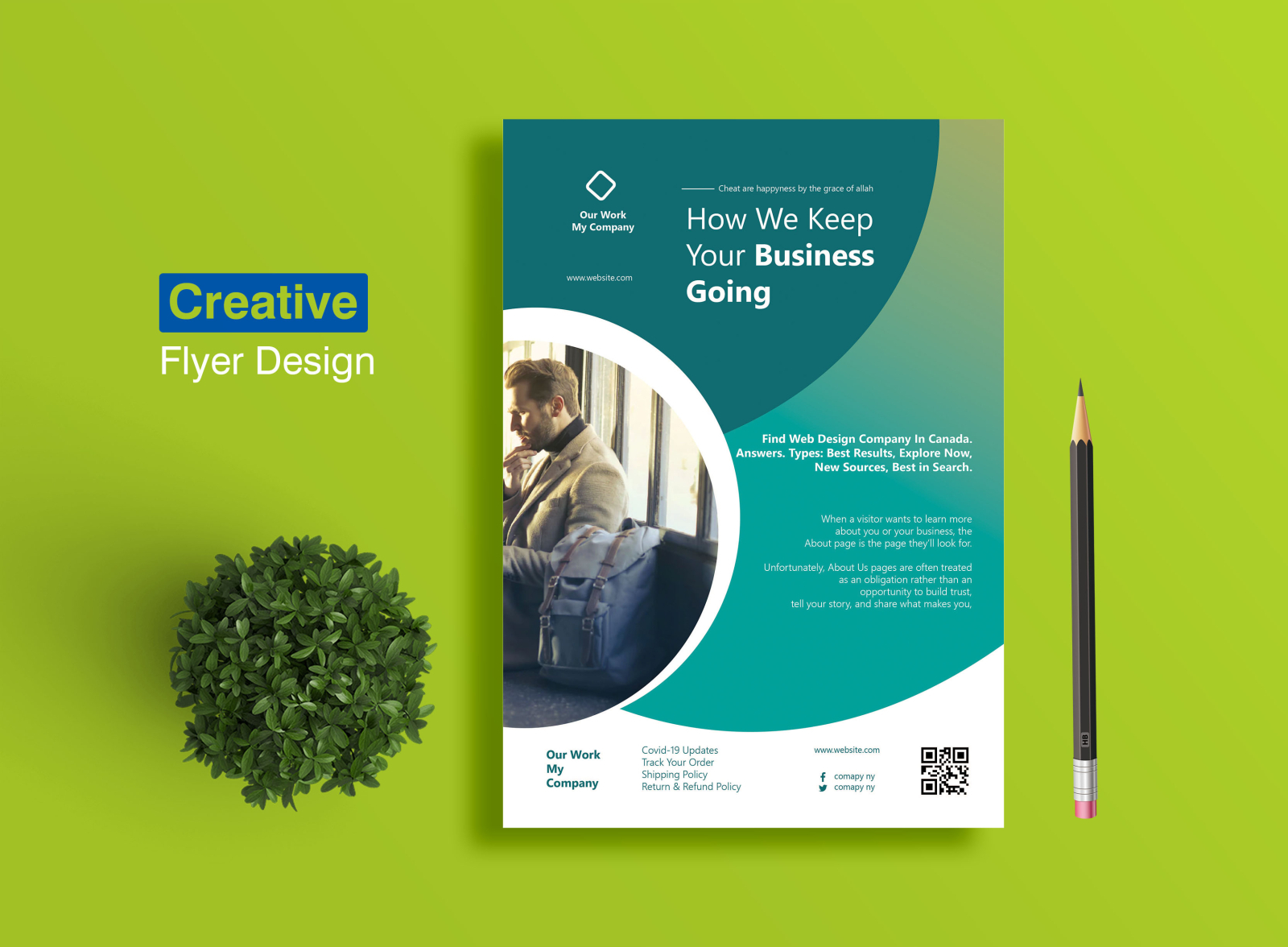 Business Flyer Design Template by Rony Ahmed on Dribbble