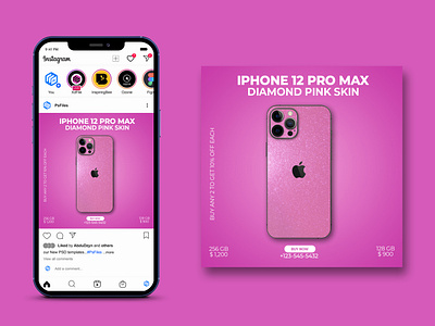 I Phone social Media Banner Design