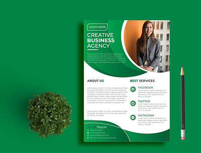 Corporate Flyer Design Template ai design flyer design flyers marketing flyer psd template template design