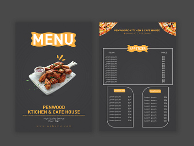 Food Menu Design