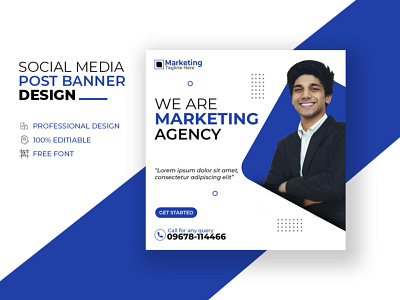 Marketing Agency Banner Deign banner banner design branding design flyer design graphic design