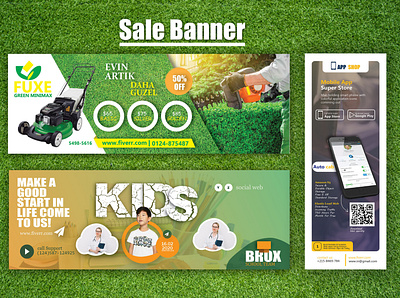 I will create minimalist headers or ads banner design banner banner ads banner design