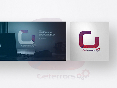 Geterrors Logo and Banner Design app apploitte banner design branding design logo logo design poster design soumeetra ui user experience user interface ux