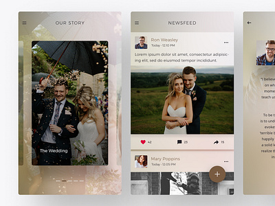 Magma - Wedding App UI/UX app apploitte design mobile app soumeetra ui user experience user interface ux wedding app