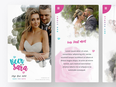 Smoke (Wedding) Mobile App UI/UX