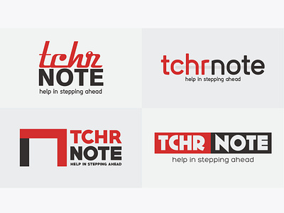 TCHR NOTE Logo Design Samples apploitte design logo design red soumeetra