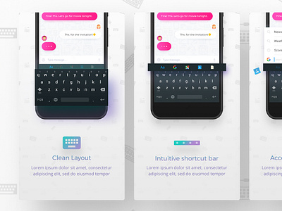 Smart Keyboard Mobile App UI/UX