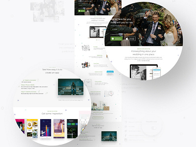Landing Website (for Wedding App) UI/UX