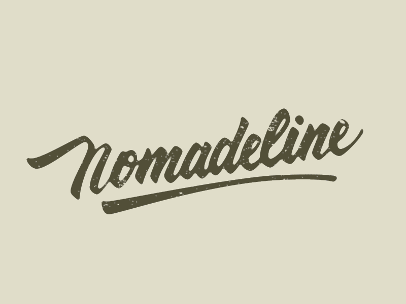 Nomadeline Lettering animation gif guides hand lettering lettering script sketch