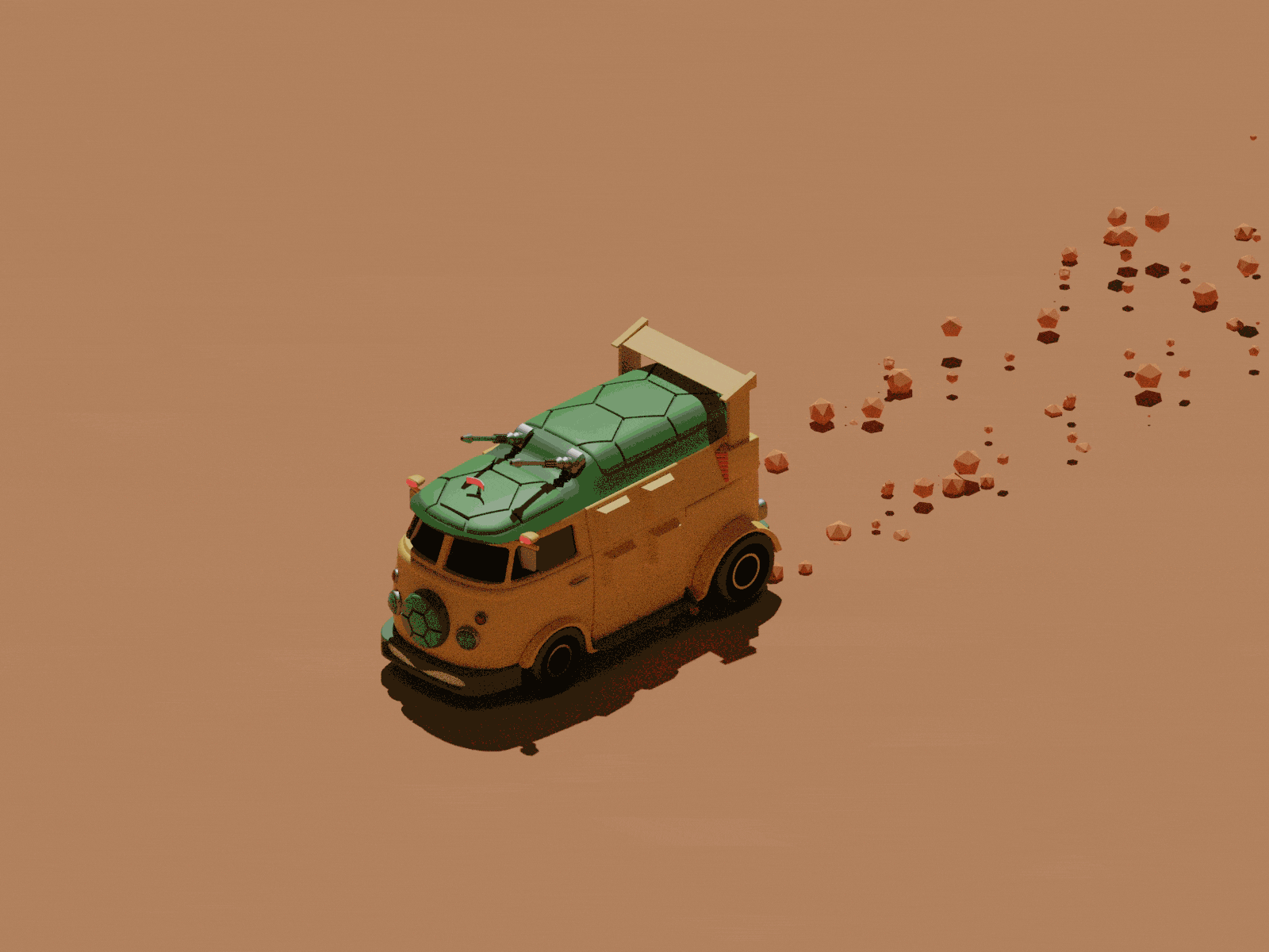 TMNT Van - Animation