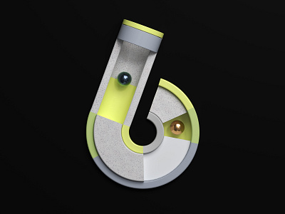 six 36daysoftype 3d c4d icon illustration logo render typography ui web