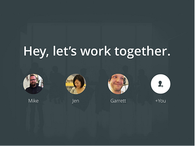 Let's work together. Product Design @ DoubleDutch