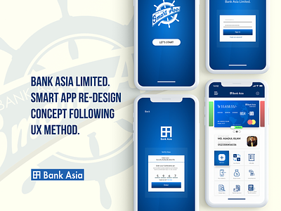 Bank Asia Redesign Concept app branding ui ux