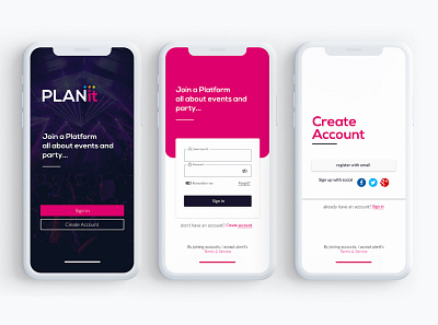 Mobile App UI & UX app branding design flat illustration logo minimal typography ui vector