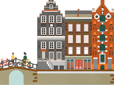 Amsterdam illustration