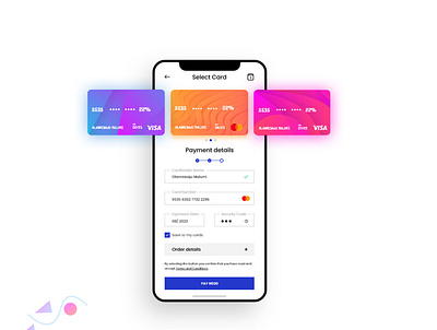 Mobile app payment checkout design cards dailyui design payment form payment method ui ux
