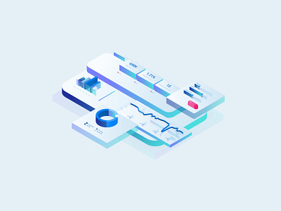 Data Dashboard art design icon illustration minimal ui ux vector web website