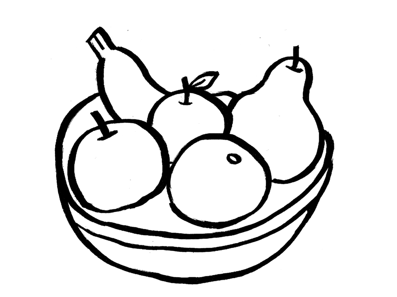 15 Mysterious animation fruit illustration inktober