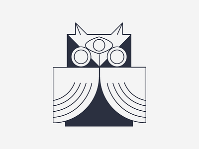 3-Eyed Owl illustrator imaginarybeasts owl vector