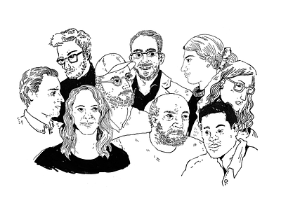 D&I Report Illustrations diversity illustration ink people portraits