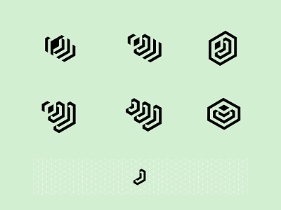 The letter J logo abstract design branding design logo logo design vector