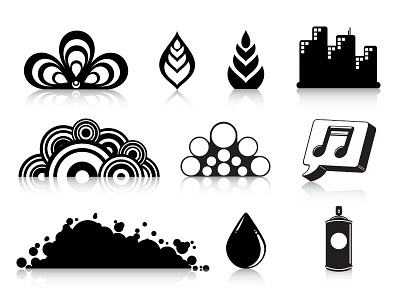 One Color Urban Icons