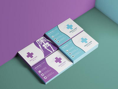 Medical business card brandidentity branding businesscard design doctor graphic logo meidcal
