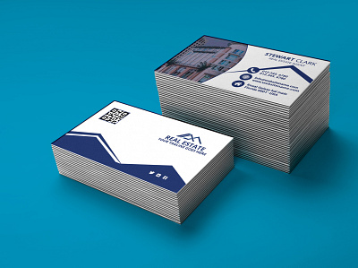 Real estate business card brandidentity branding business businesscard card design logo print realestate