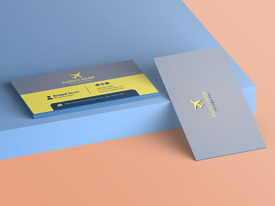 Business card for travel agency