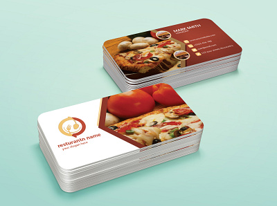 Restaurant business card branding businesscard design food foodlover graphic health logo print