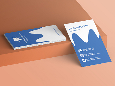 Dental business card brandidentity branding businesscard design graphic logo medicallife medicaltechnology print